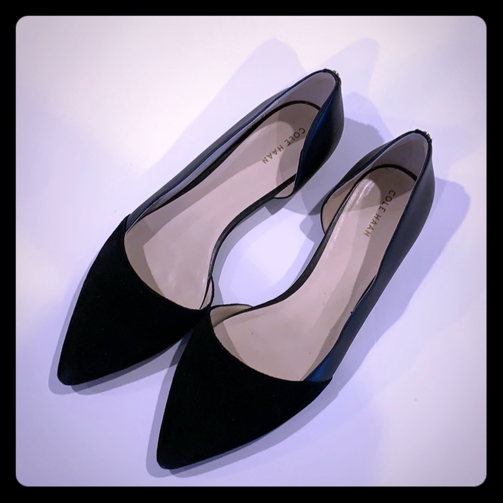Cole Haan Suede/Leather Flats